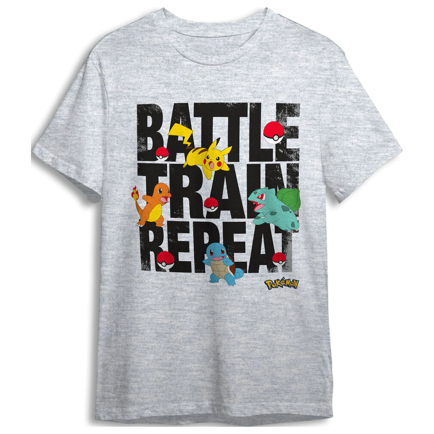 Pokemon Battle Kinder T-Shirt Produktfoto