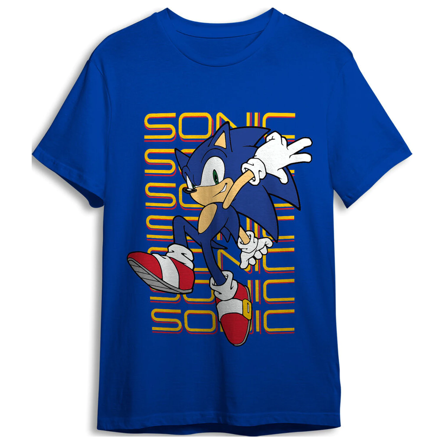 Sonic the Hedgehog Erwachsenen T-Shirt Produktfoto