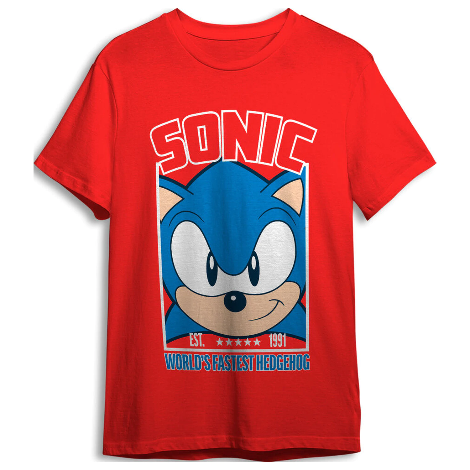 Sonic the Hedgehog Fastest Erwachsenen T-Shirt Produktfoto