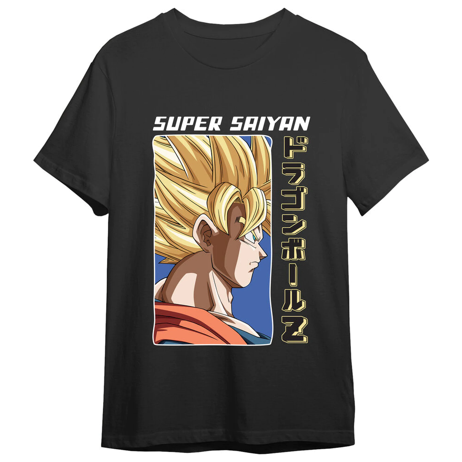 Dragon Ball Z Goku Super Saiyan Erwachsenen T-Shirt Produktfoto