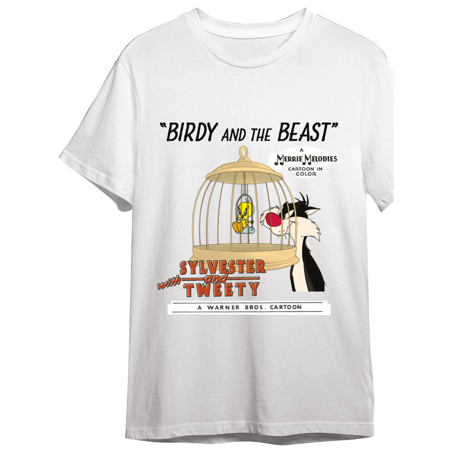 Looney Tunes Silvester & Tweety T-Shirt für Erwachsene Produktfoto