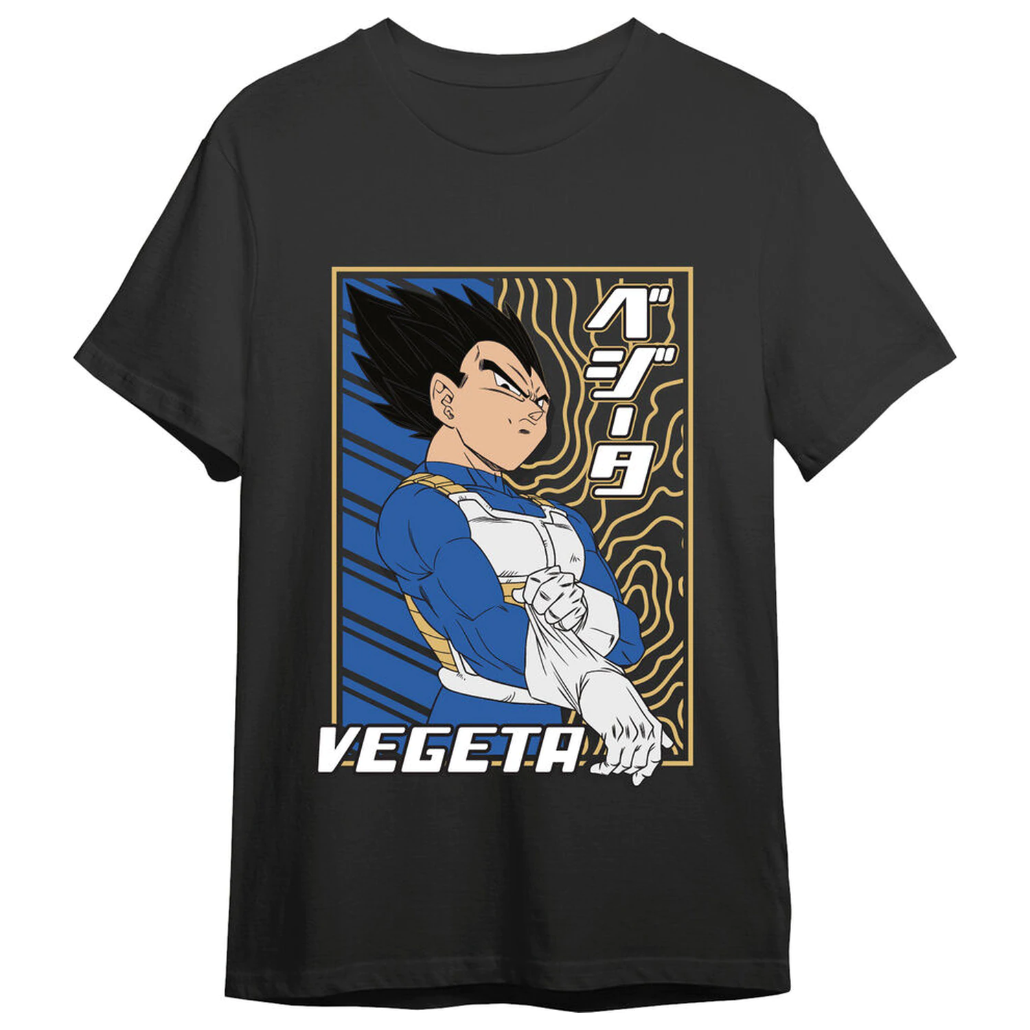 Dragon Ball Super Vegeta Erwachsenen T-Shirt Produktfoto
