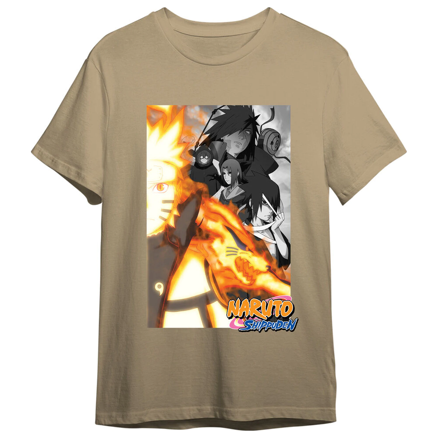 Naruto Shippuden Characters erwachsenes T-Shirt Produktfoto
