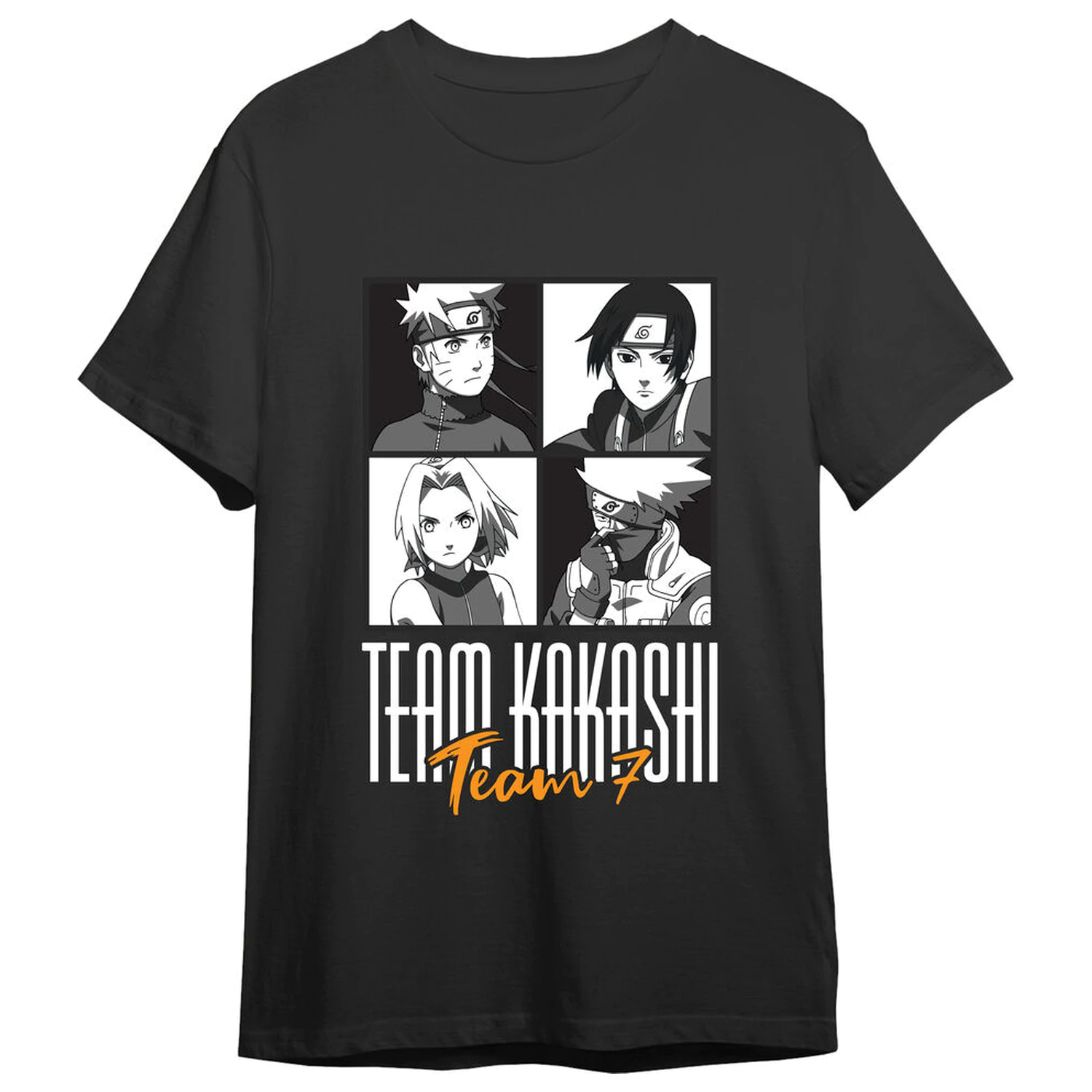 Naruto Shippuden Team Kakashi erwachsenen T-Shirt Produktfoto