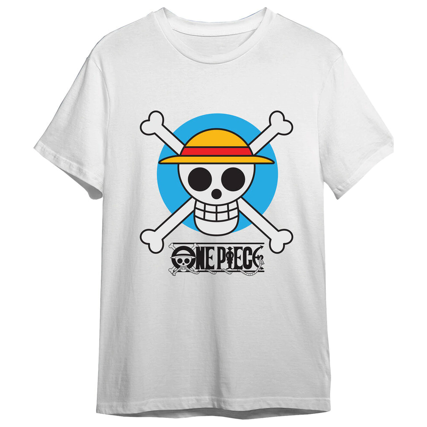 One Piece Skull Erwachsenen-T-Shirt Produktfoto