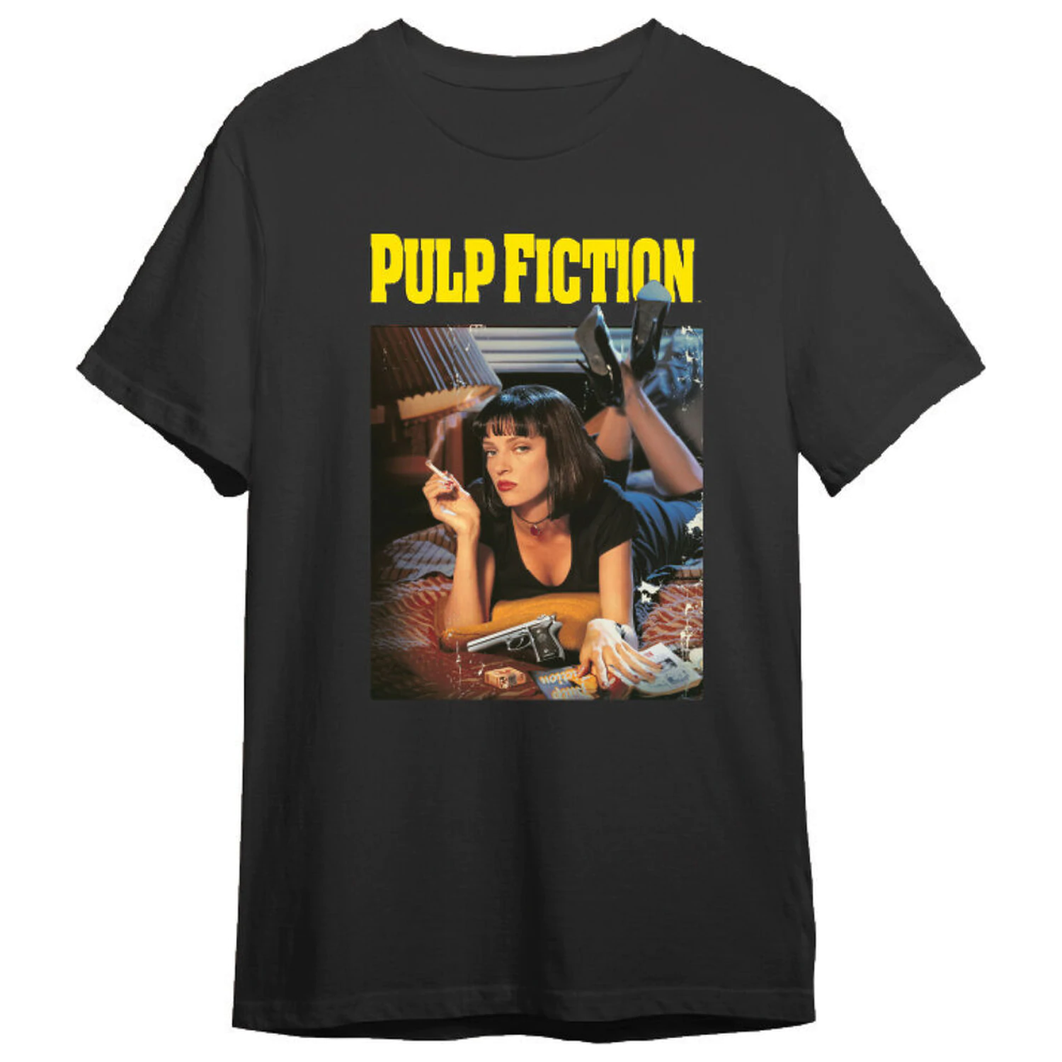 Pulp Fiction Mia Erwachsenen T-Shirt Produktfoto