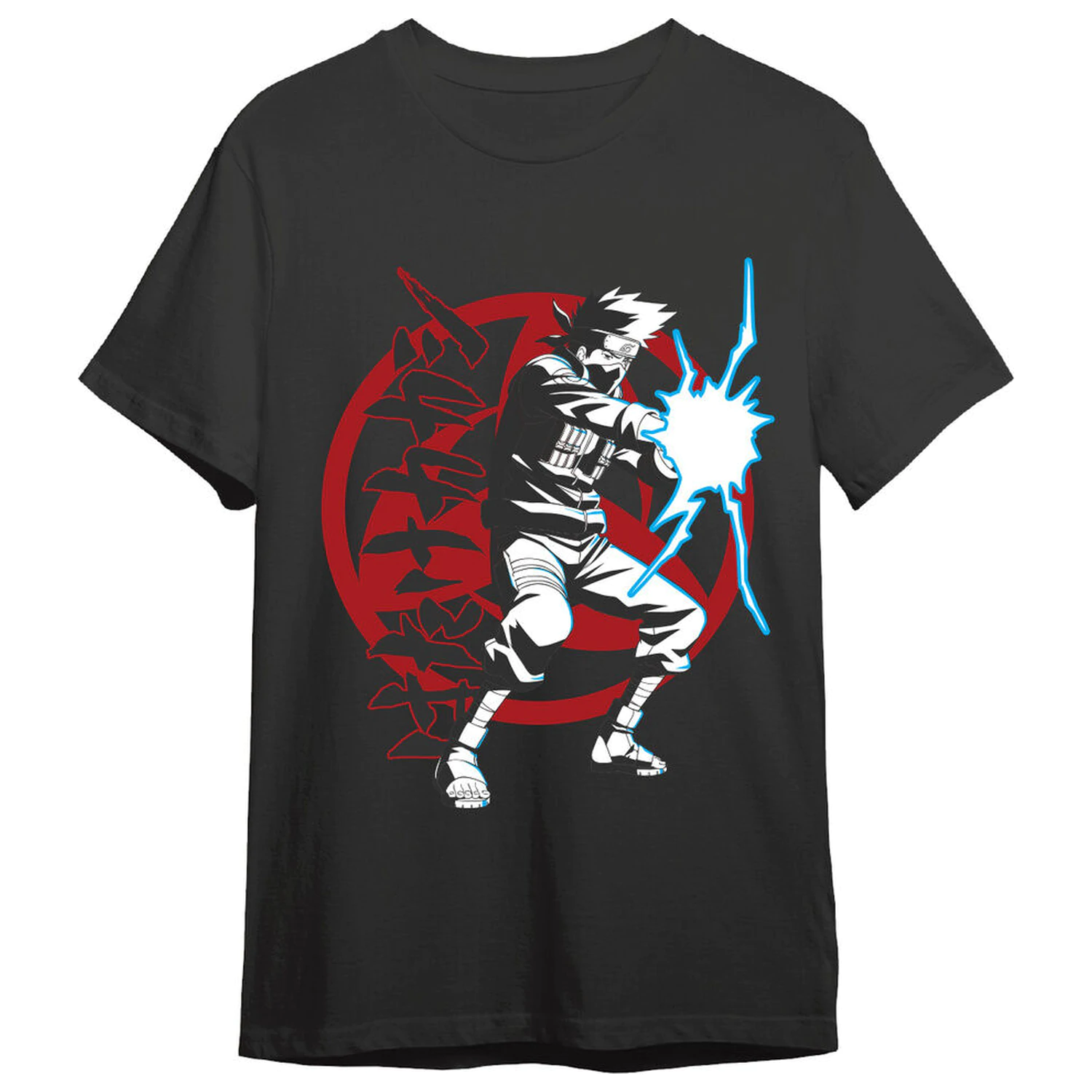 Naruto Shippuden Kakashi Erwachsenen-T-Shirt Produktfoto