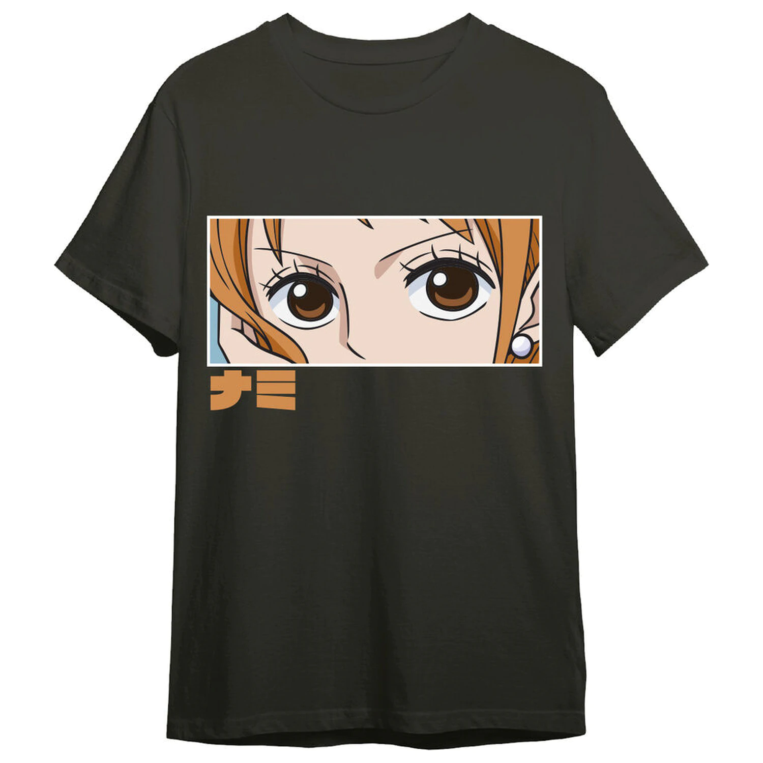One Piece Nami Eyes Erwachsenen T-Shirt Produktfoto