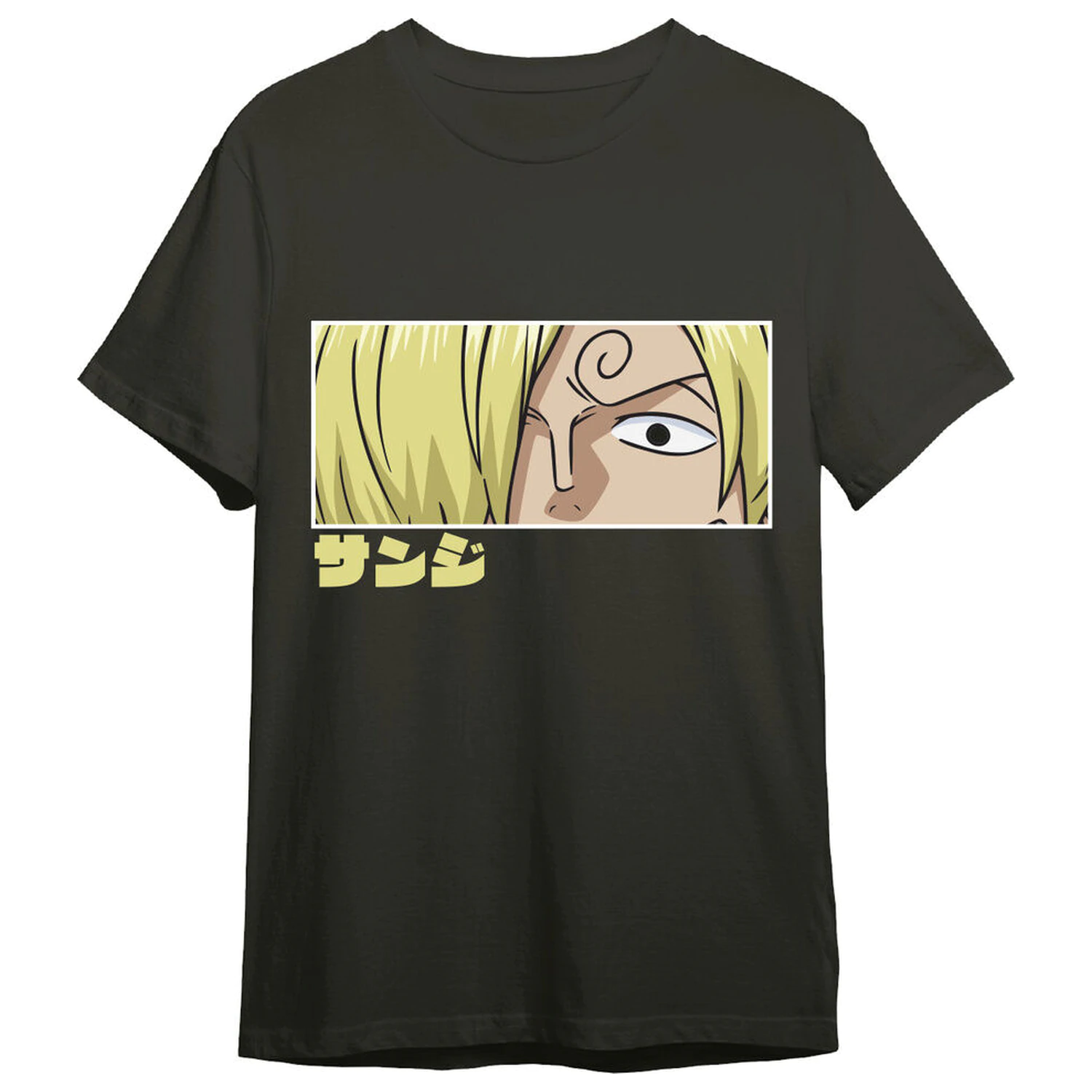 One Piece Sanji Eyes erwachsenes T-Shirt Produktfoto