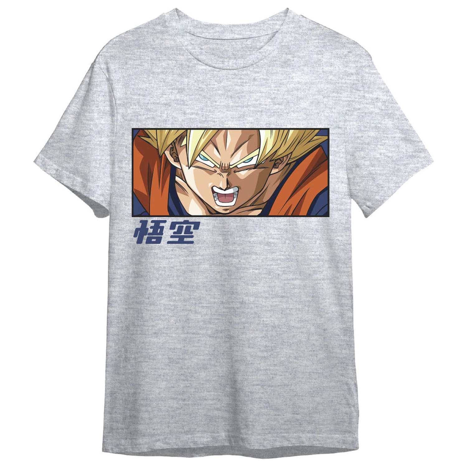 Dragon Ball Super Goku Super Saiyan Eyes Erwachsenen T-Shirt Produktfoto