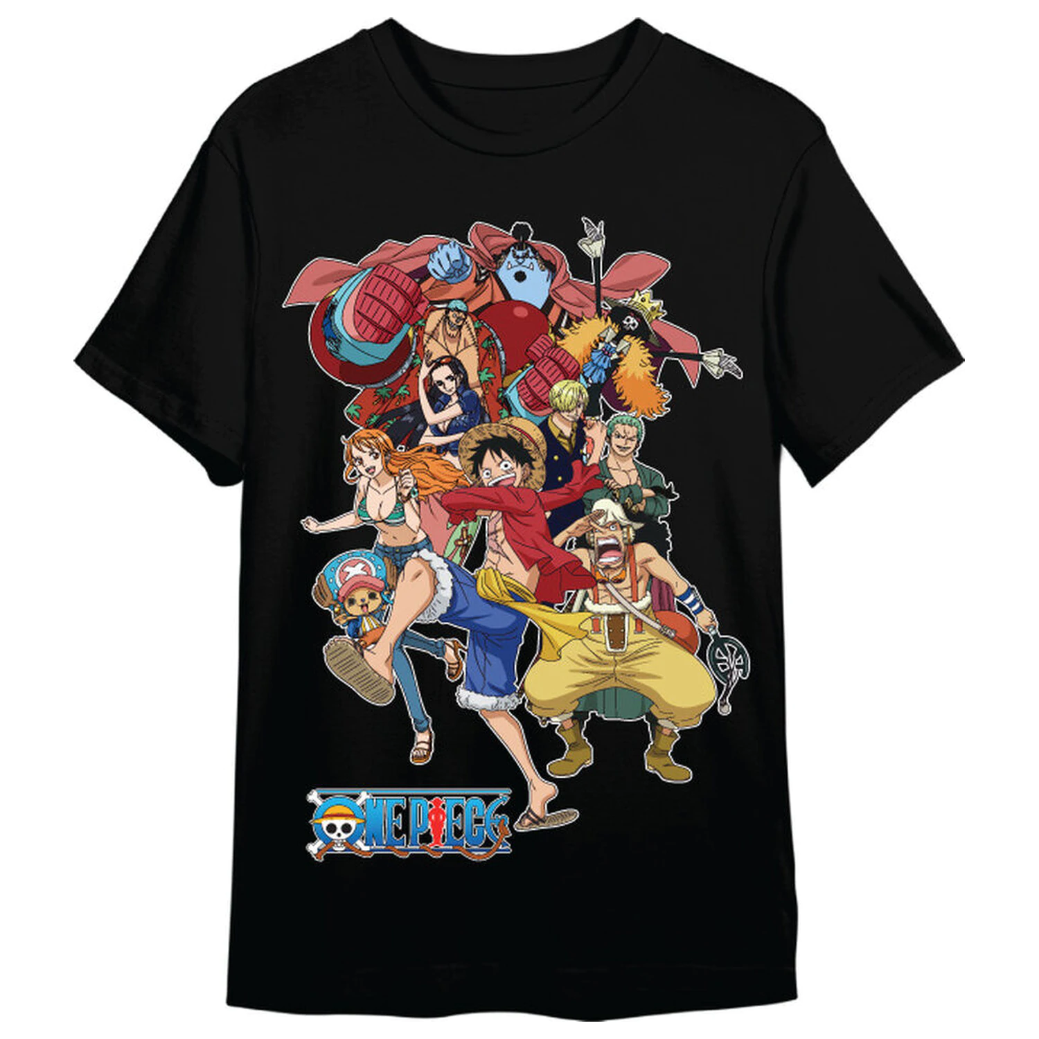 One Piece Crew Erwachsenen-T-Shirt Produktfoto