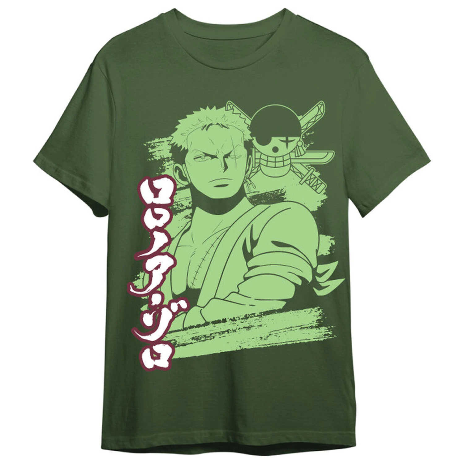 One Piece Roronoa Zoro Erwachsenen T-Shirt Produktfoto