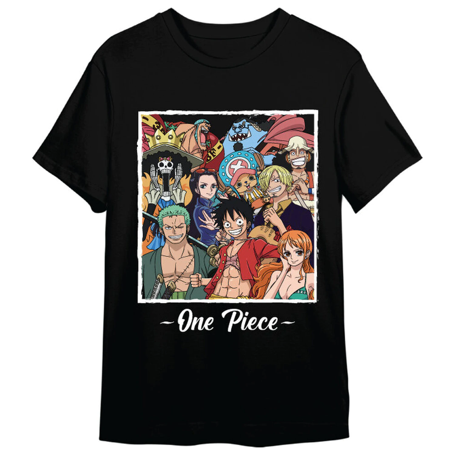 One Piece Crew Erwachsenen T-Shirt Produktfoto
