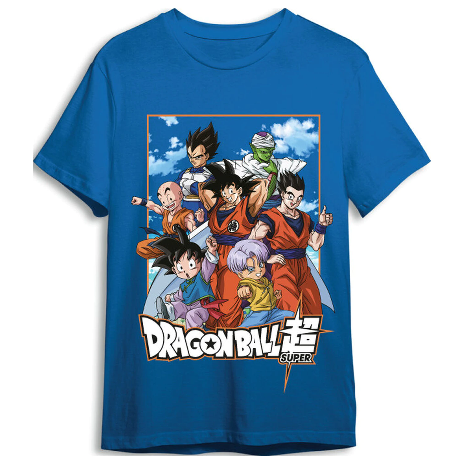 Dragon Ball Super Characters Erwachsenen T-Shirt Produktfoto