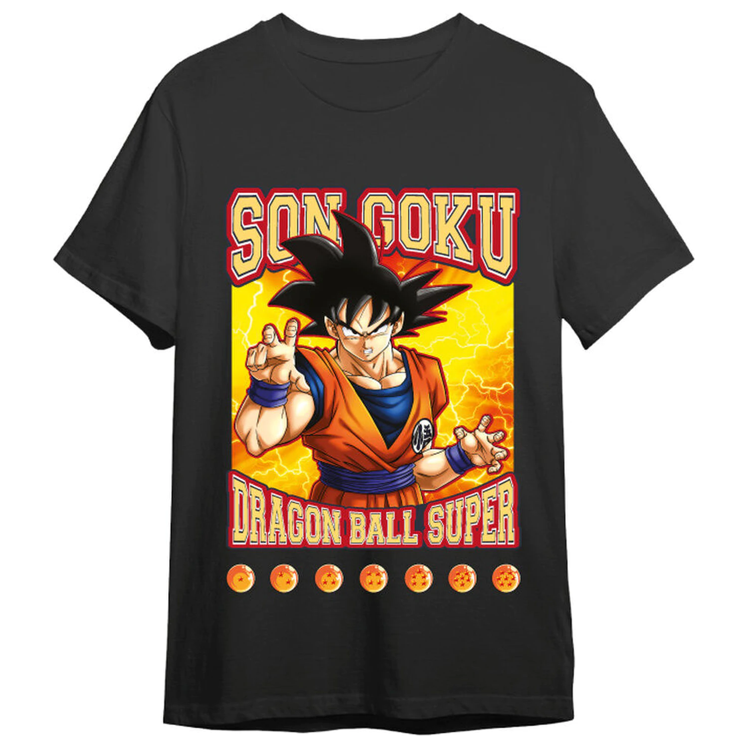 Dragon Ball Super Goku Erwachsenen T-Shirt Produktfoto