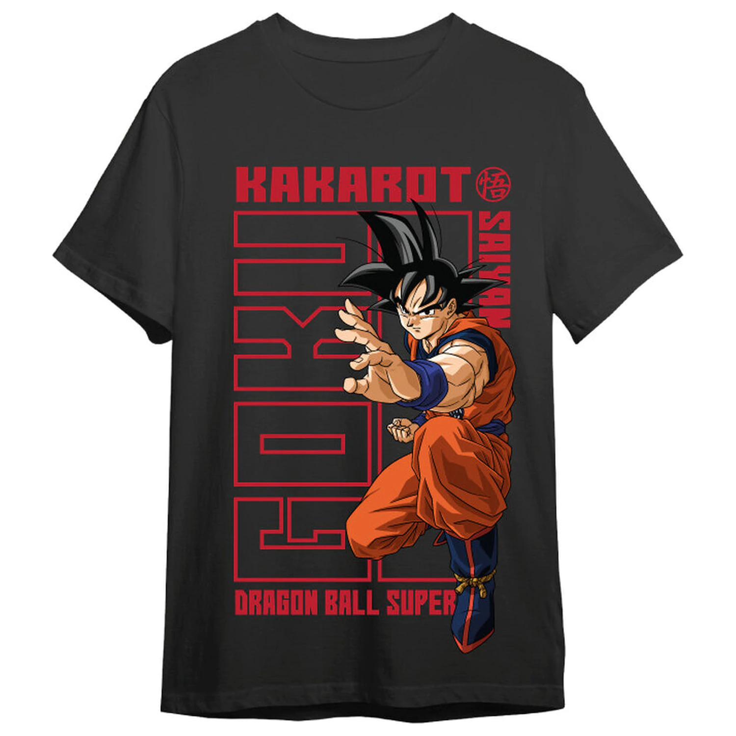 Dragon Ball Super Kakarot Goku Erwachsenen T-Shirt Produktfoto