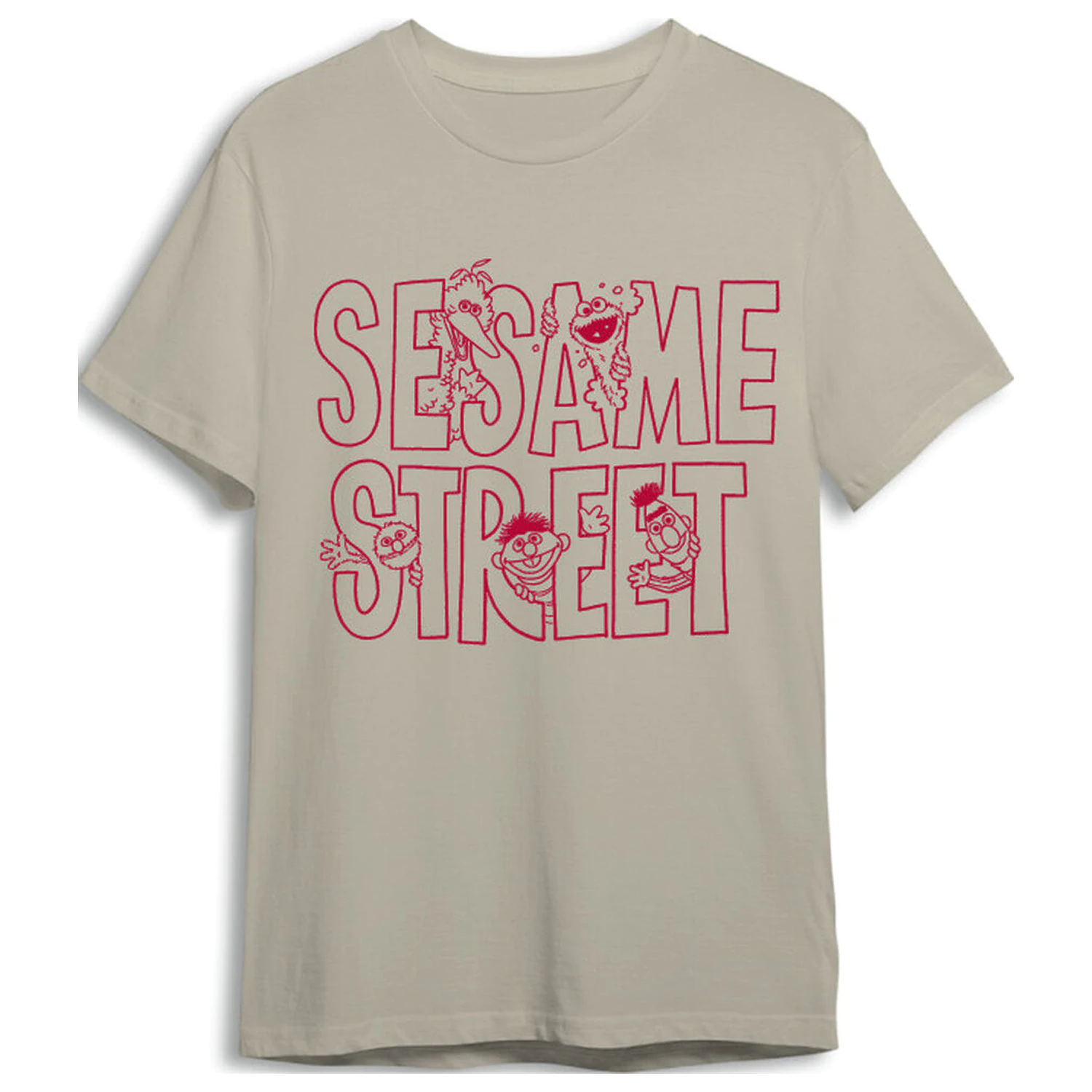 Sesame Street Erwachsenen T-Shirt Produktfoto
