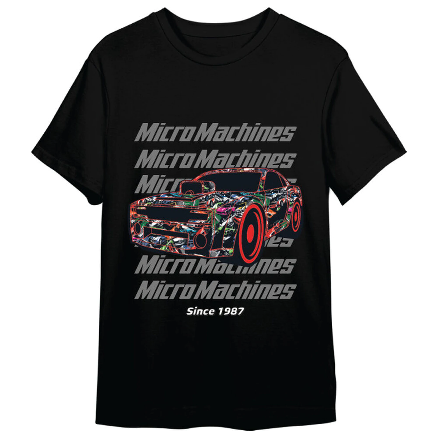 Micro Machines erwachsenen T-Shirt Produktfoto
