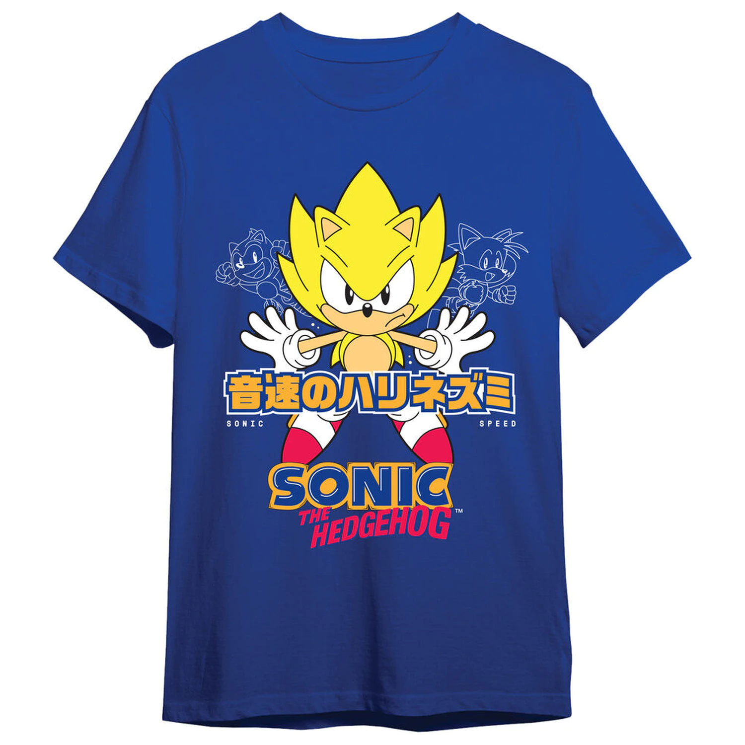 Sonic the Hedgehog Erwachsenen-T-Shirt Produktfoto