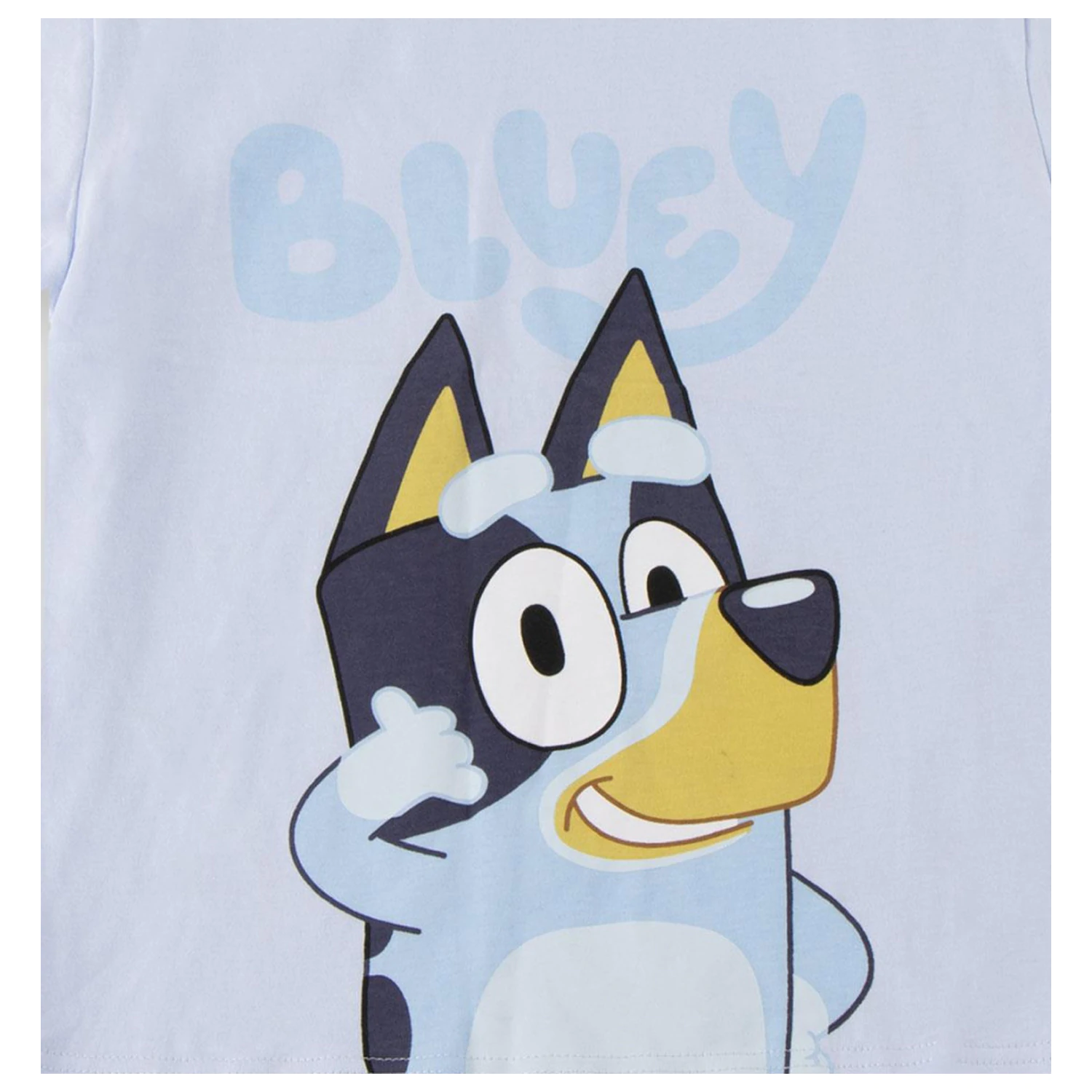 Bluey Smile Kinder Kurzarm-T-Shirt, Oberteil Produktfoto