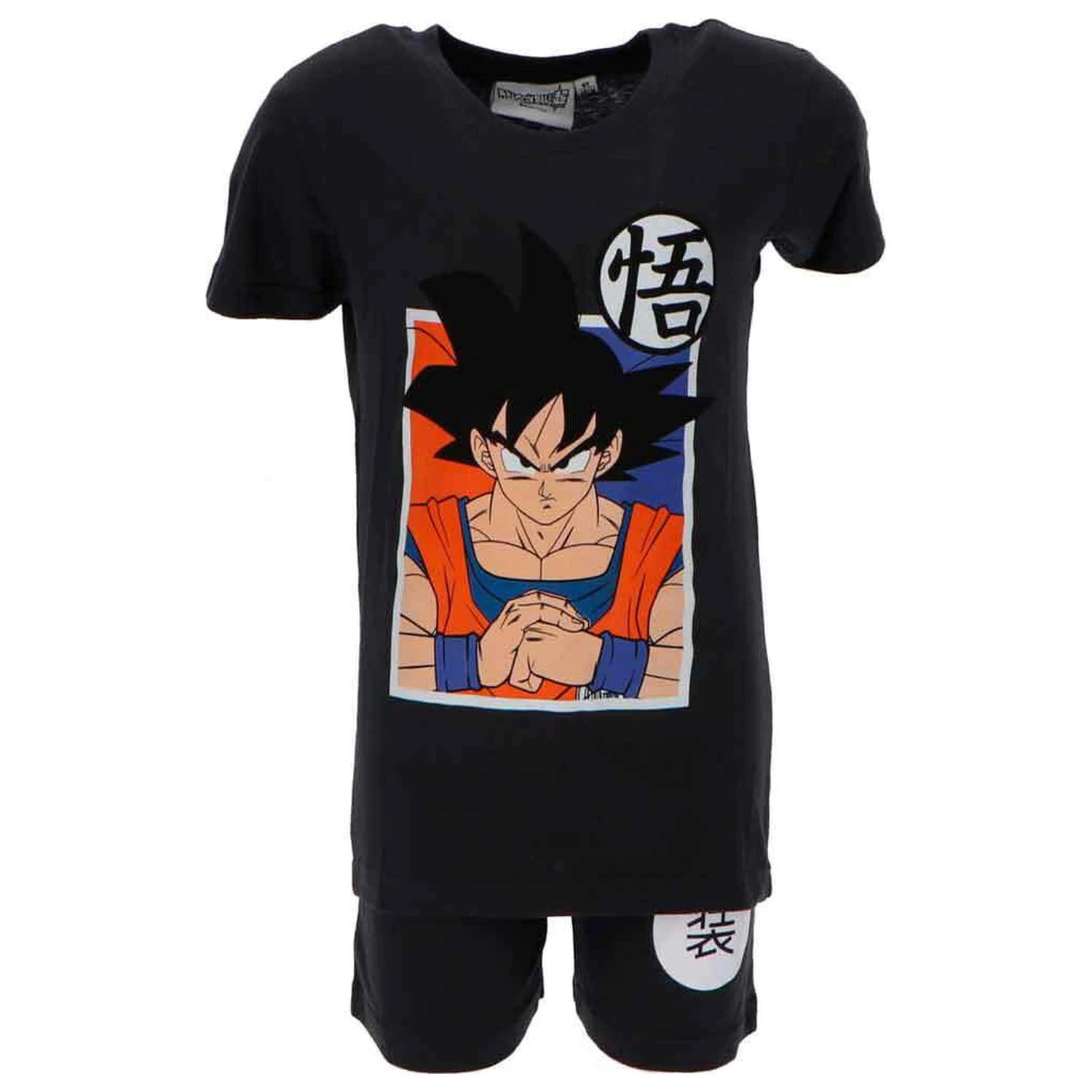 Dragon Ball Saiyan Black Kinder Kurzer Schlafanzug Produktfoto