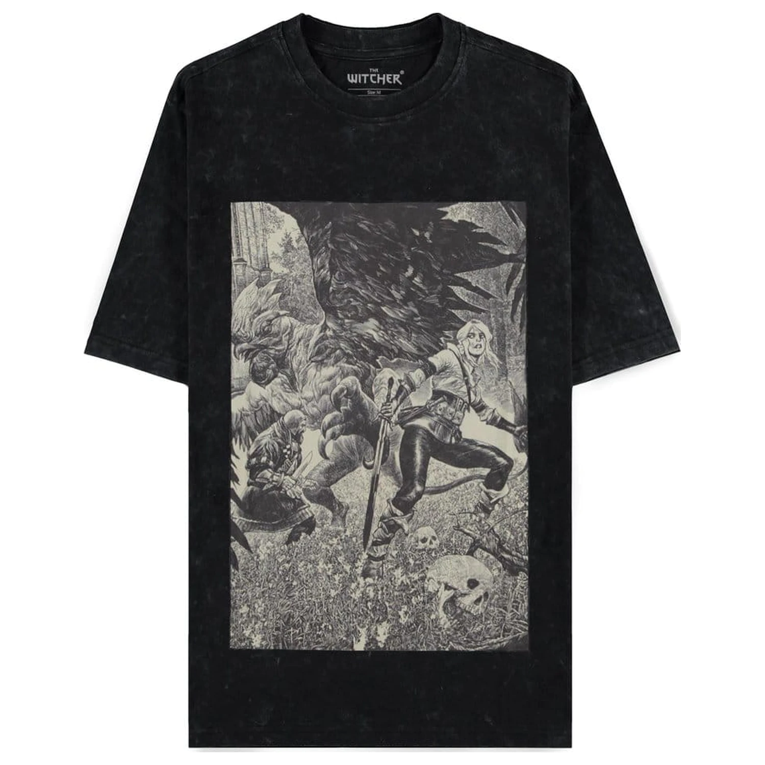 The Witcher T-Shirt Ciri and the Basilisk Produktfoto