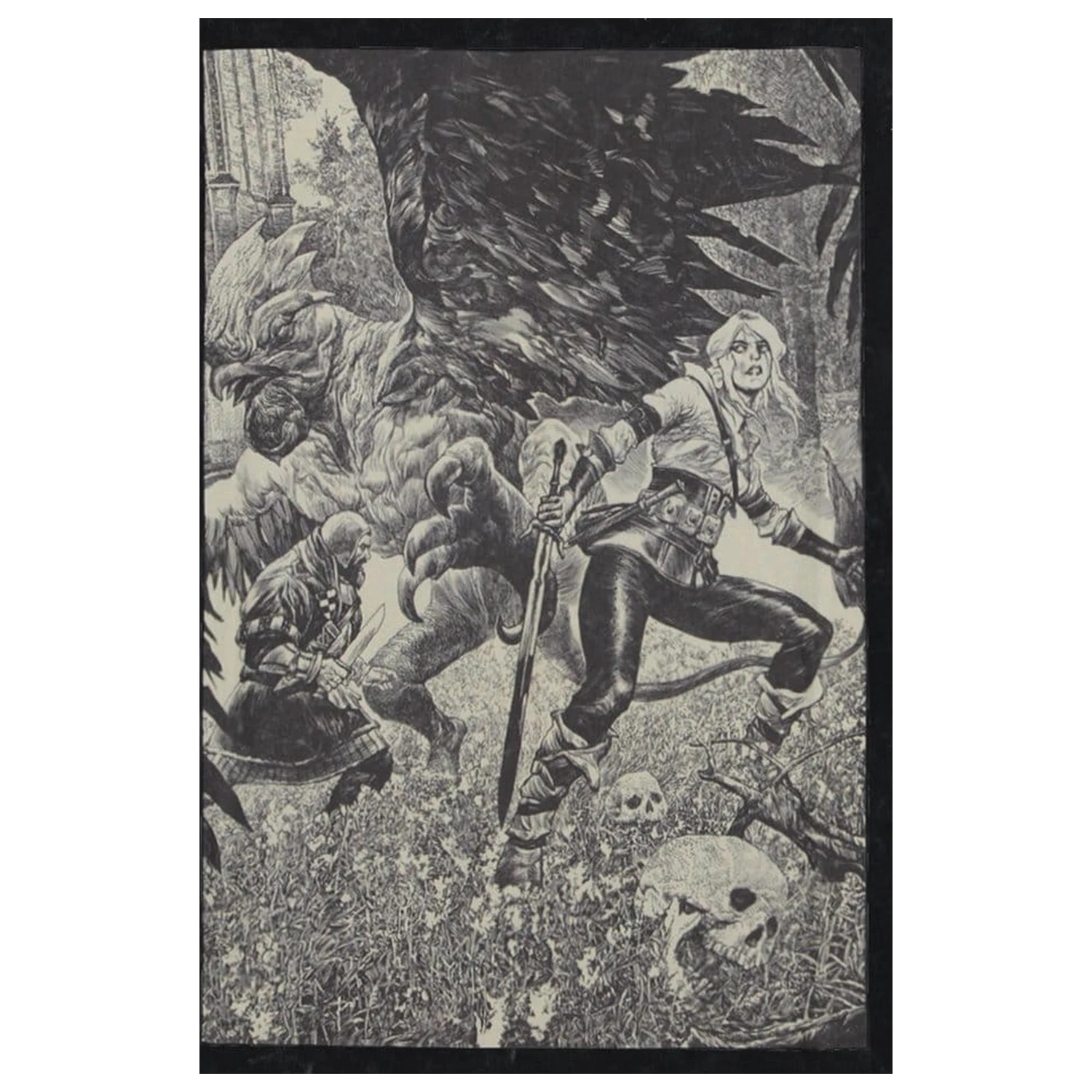 The Witcher T-Shirt Ciri and the Basilisk Produktfoto