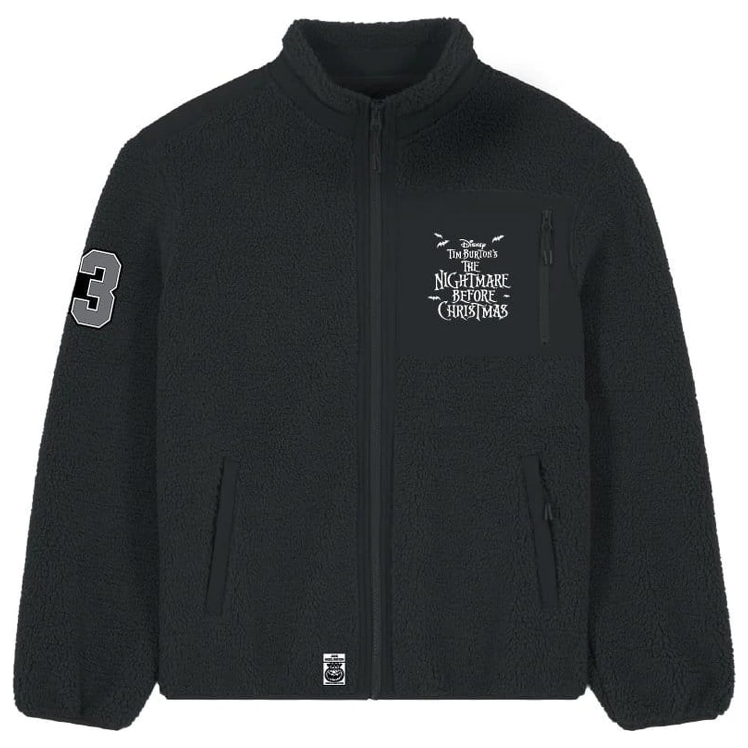 The Nightmare Before Christmas Jack Skellington Sherpa Jacke Produktfoto