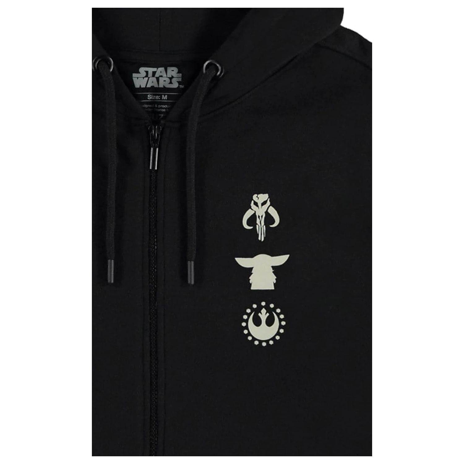 Star Wars: The Mandalorian & Grogu Reißverschluss-Hoodie Mythosaur-Skull  Produktfoto