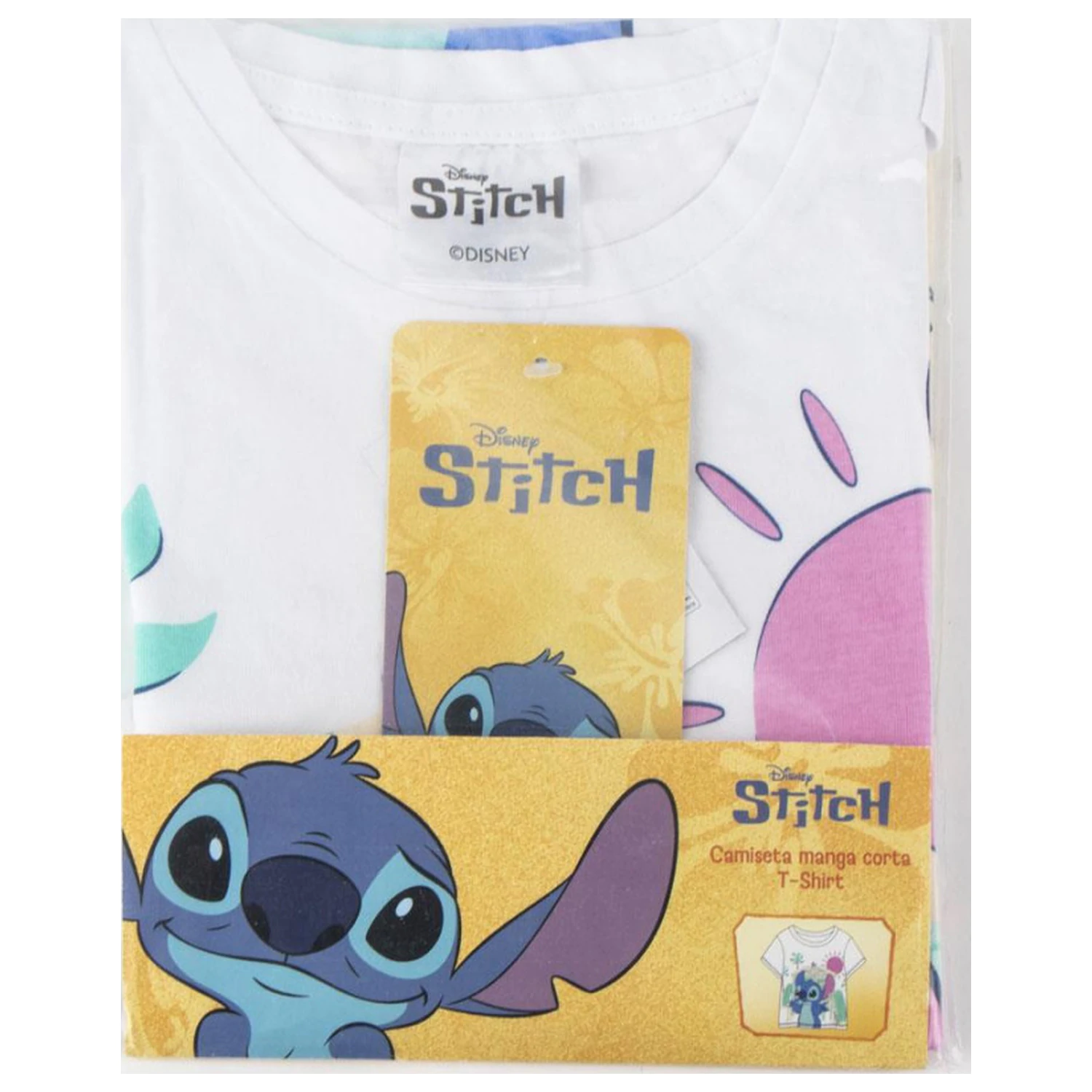 Stitch's Surf Shack Kinder Kurzarm T-Shirt, Oberteil Produktfoto