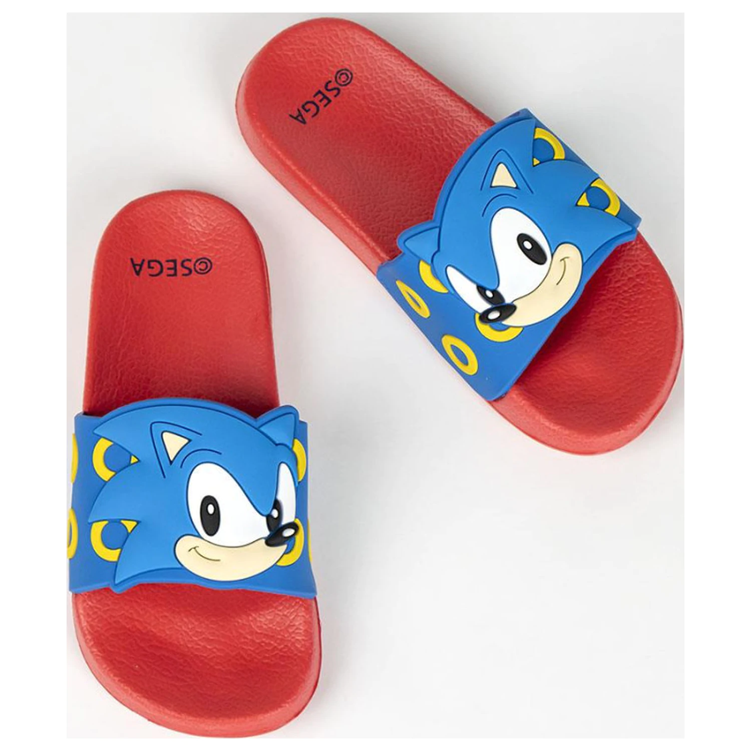 Sonic the Hedgehog Ringe Kinder Hausschuhe Produktfoto