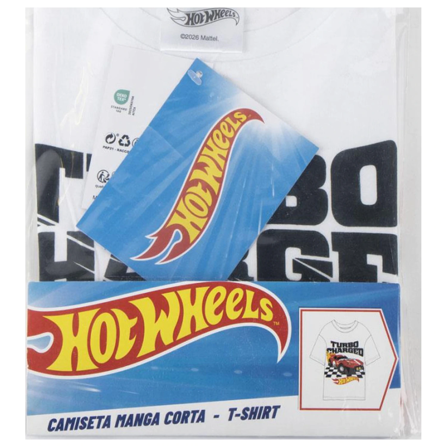 Hot Wheels Turbo Kids' Kurzarm-T-Shirt, Top Produktfoto