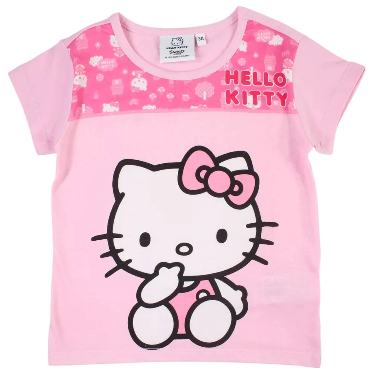 Hello Kitty Cutie Light Pink Kids Kurzer Pyjama Produktfoto