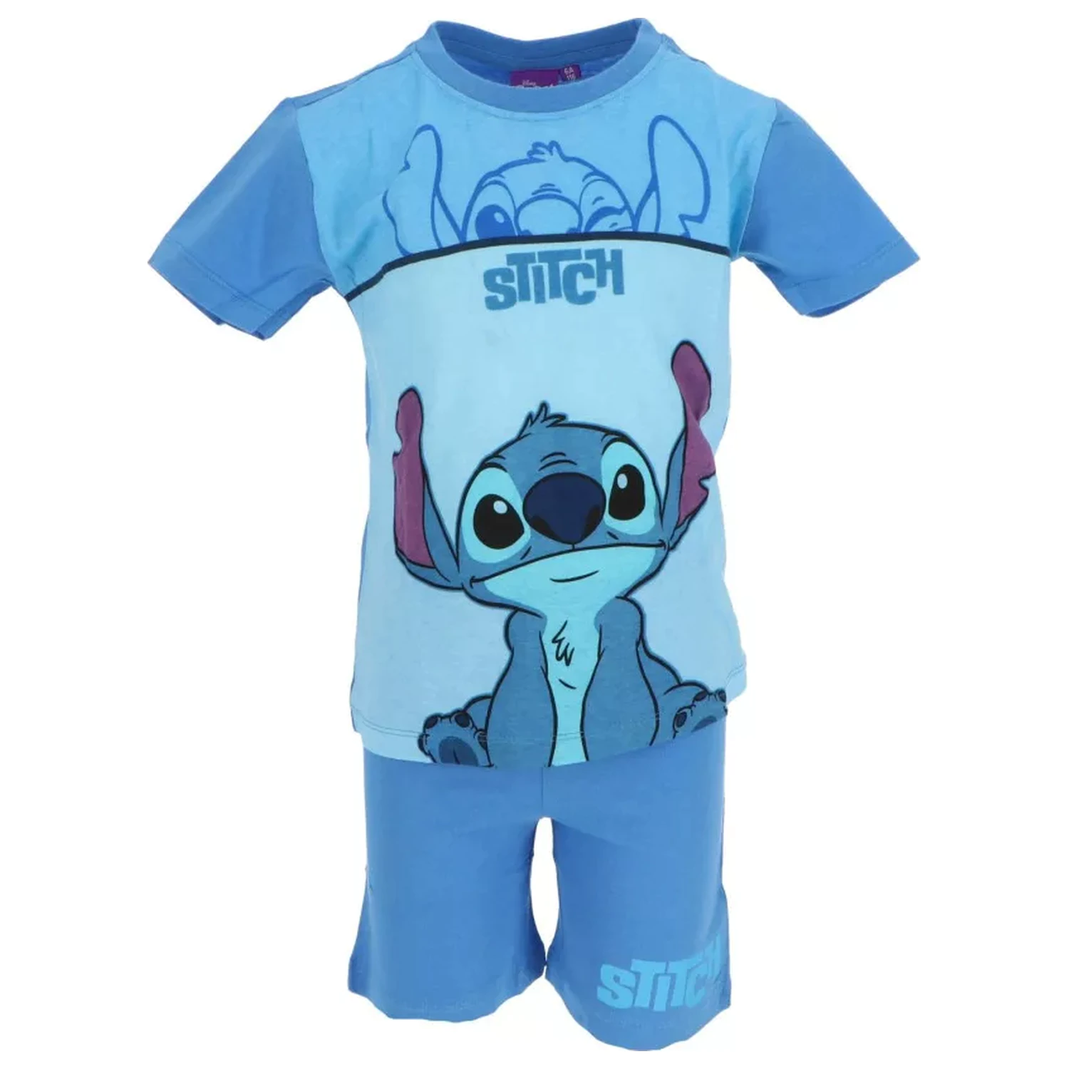 Lilo & Stitch Sweet Light Blue Kids kurzer Schlafanzug Produktfoto