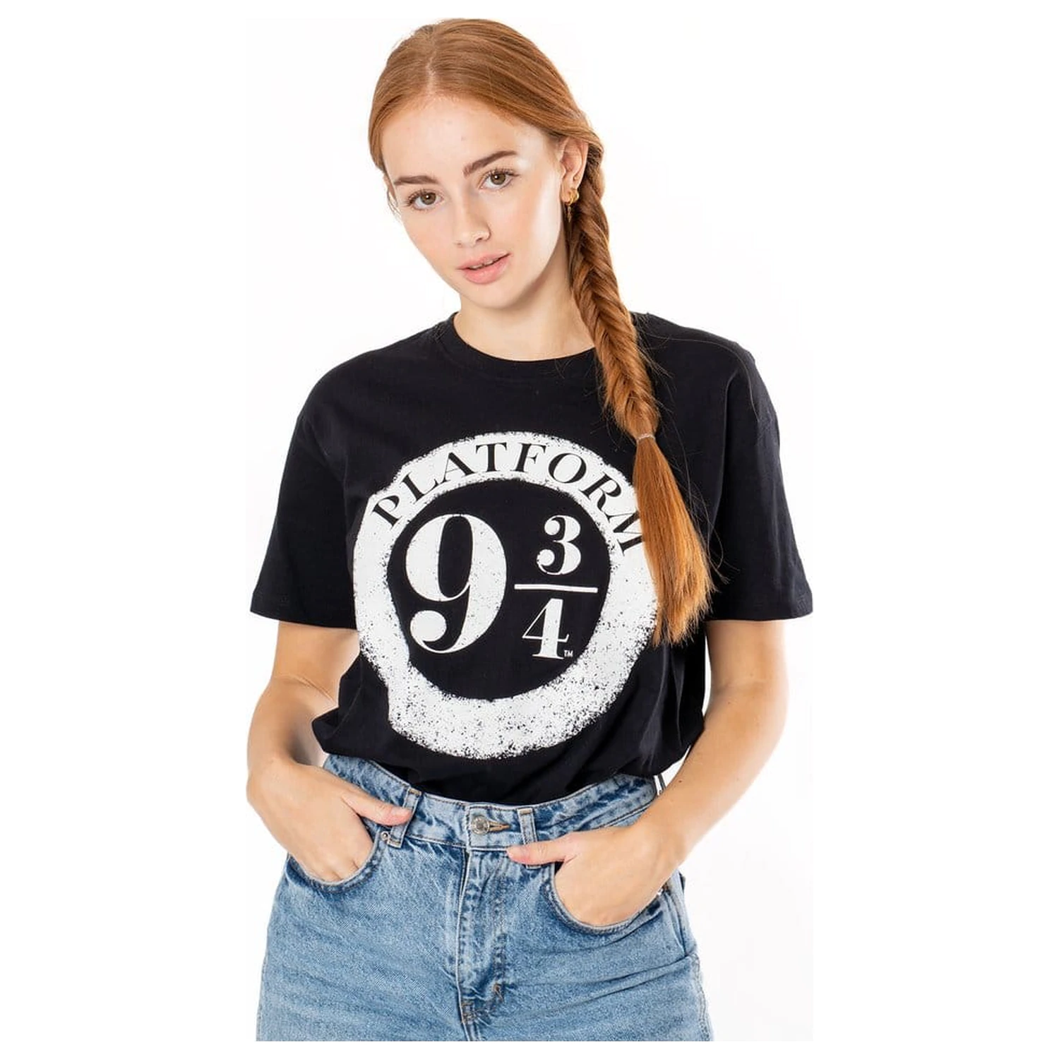 Harry Potter T-Shirt Platform 9 3/4 Raised Print  Produktfoto