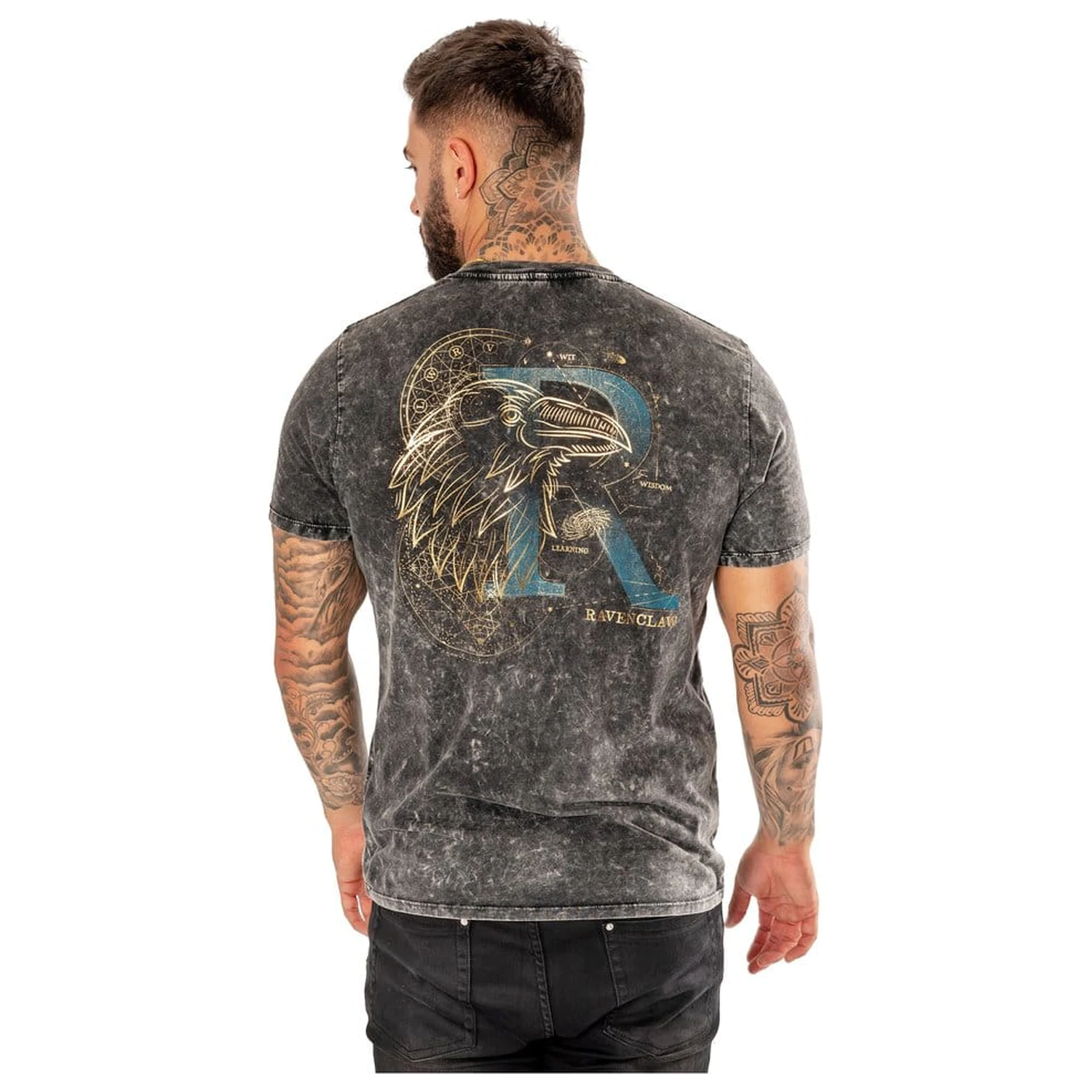Harry Potter T-Shirt Ravenclaw Acid Wash Produktfoto