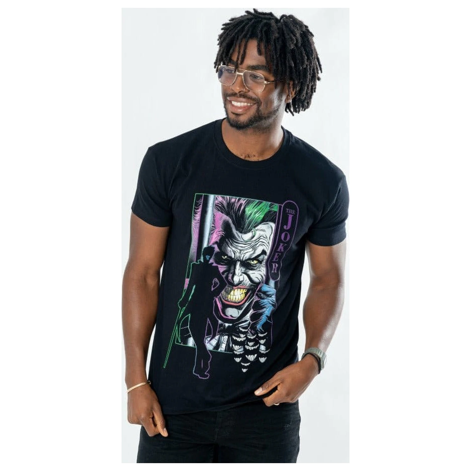 DC Comics T-Shirt The Joker Jail Produktfoto