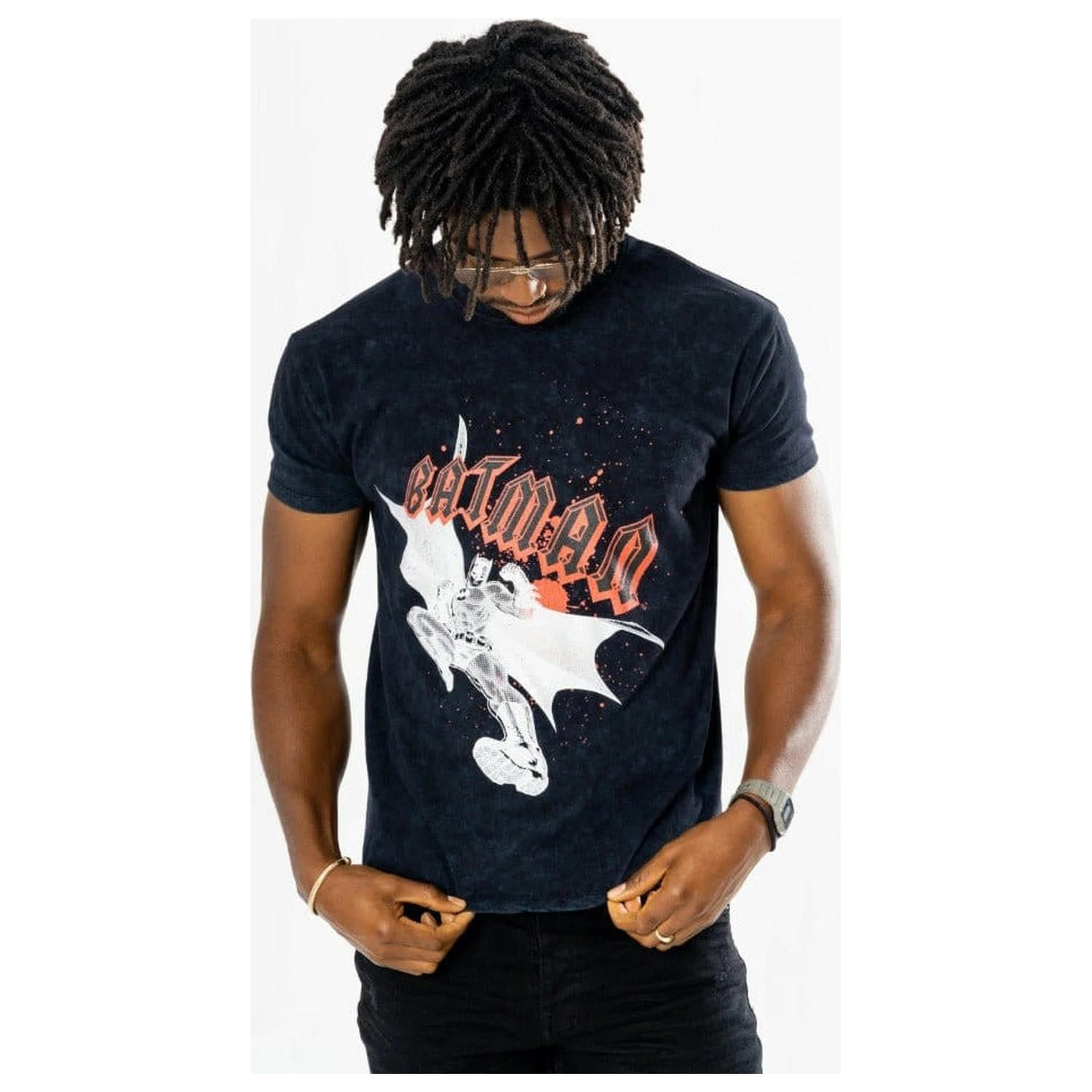 Batman T-Shirt Rock Acid Wash Produktfoto