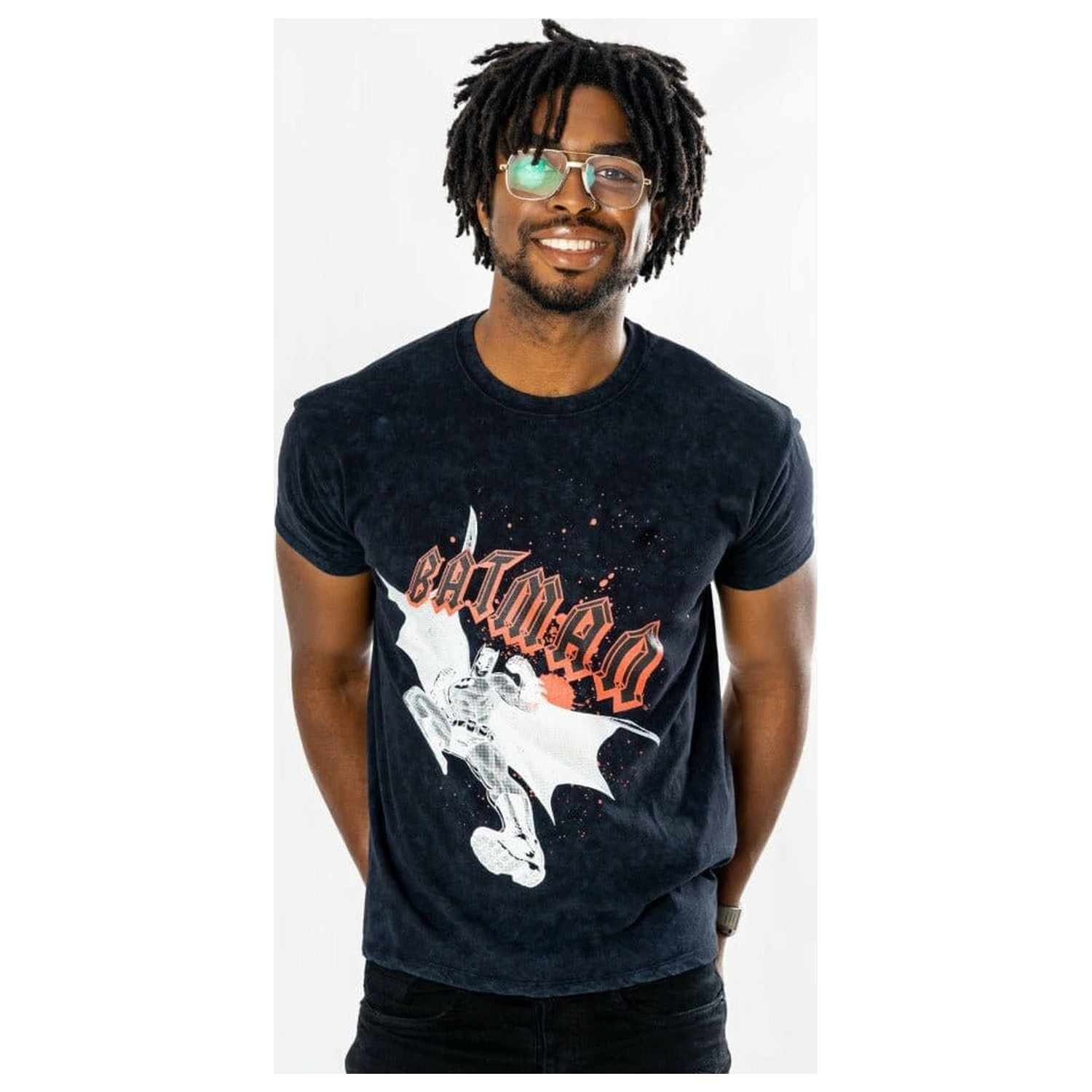 Batman T-Shirt Rock Acid Wash Produktfoto