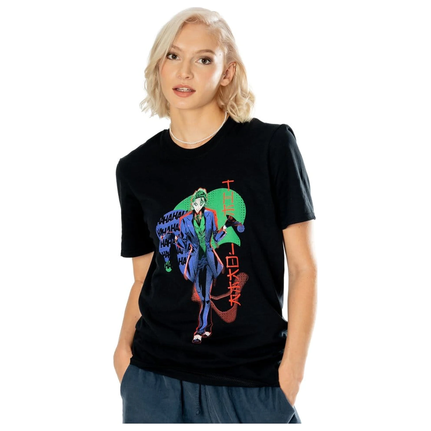 DC Comics T-Shirt The Joker Anime Red Light Produktfoto