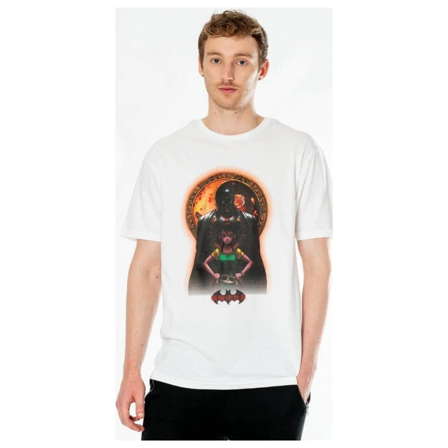 DC Comics T-Shirt Batman Anime Moon Produktfoto
