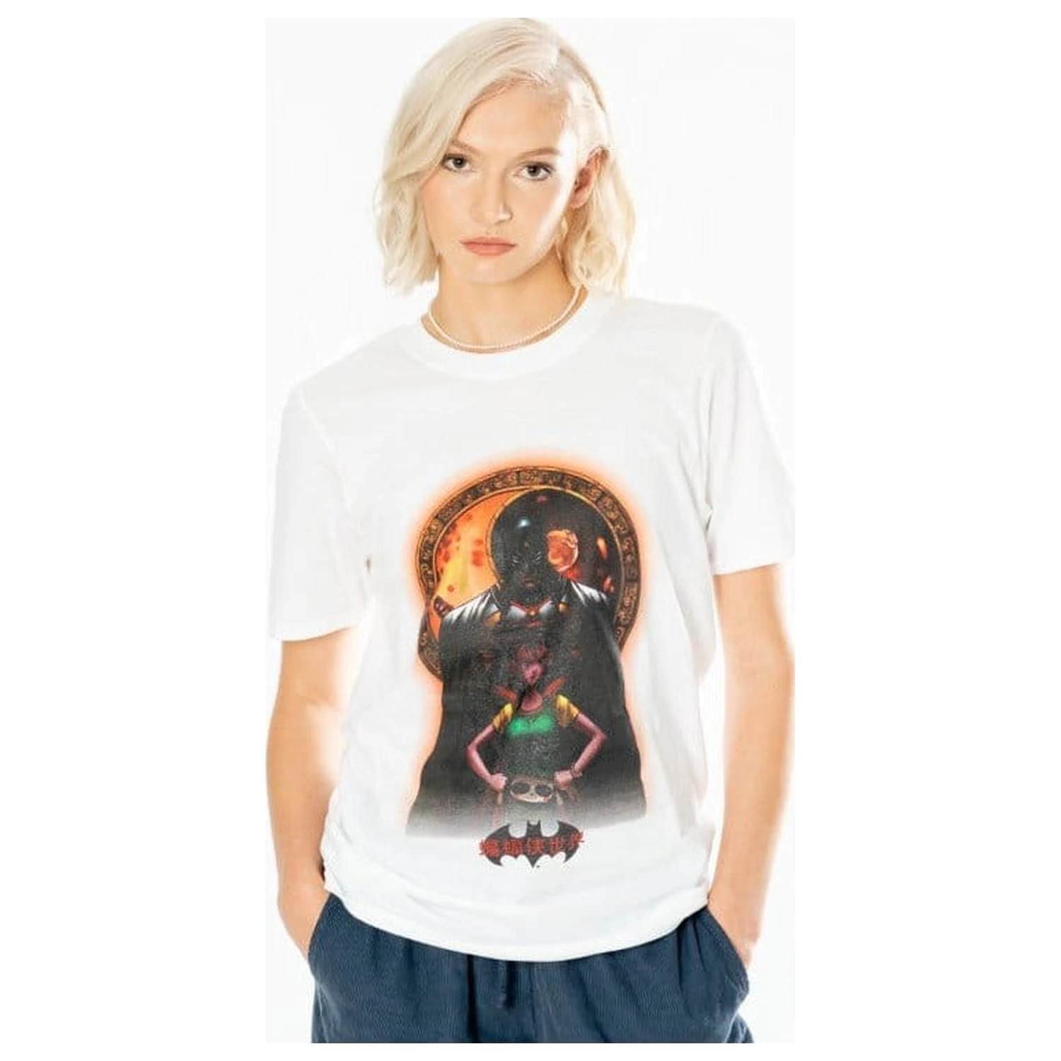 DC Comics T-Shirt Batman Anime Moon Produktfoto