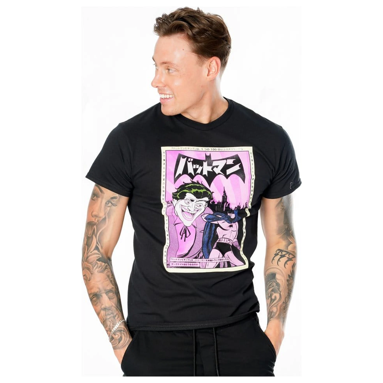 Batman T-Shirt Joker Anime Poster Produktfoto
