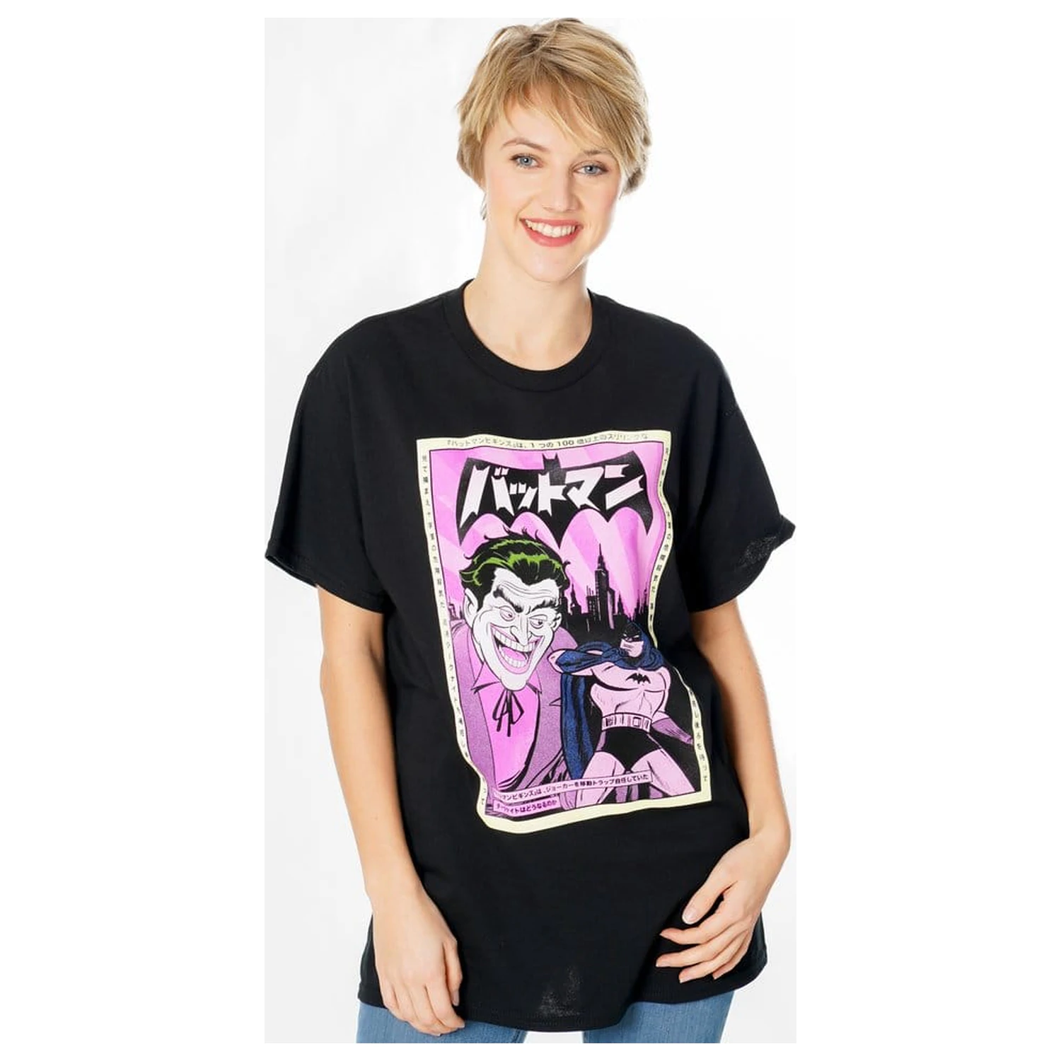 Batman T-Shirt Joker Anime Poster Produktfoto