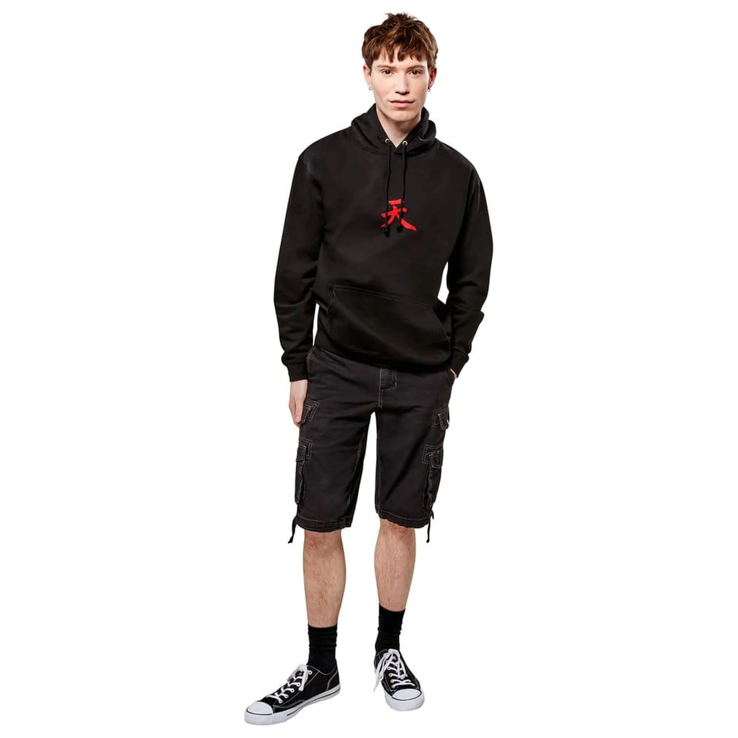 Street Fighter Kapuzenpullover Akuma Reverse Produktfoto