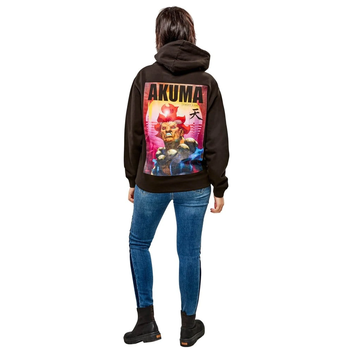 Street Fighter Kapuzenpullover Akuma Reverse Produktfoto