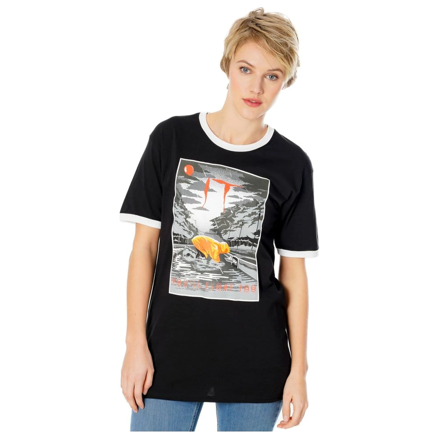 IT T-Shirt Vintage You'll Float Too Produktfoto