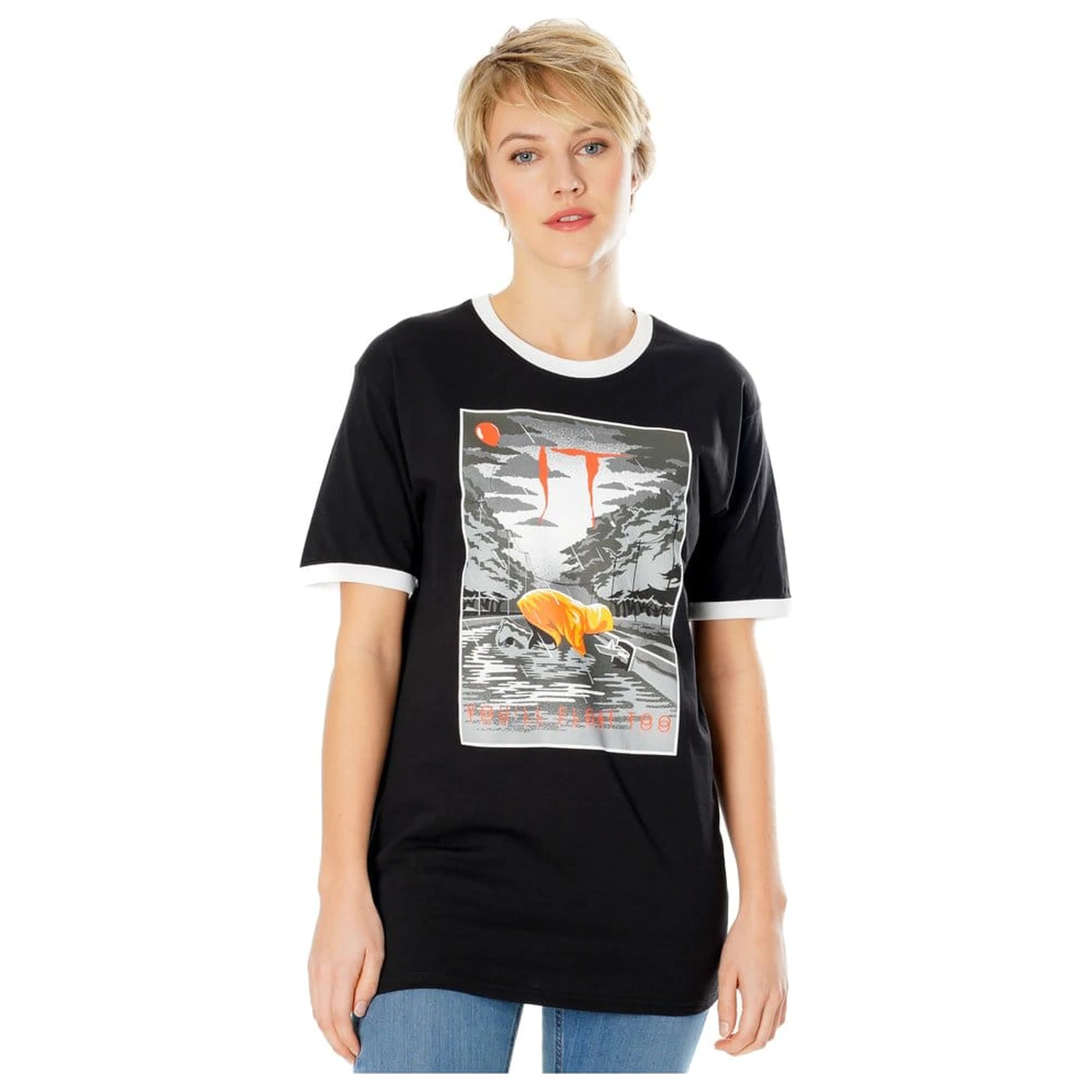 IT T-Shirt Vintage You'll Float Too Produktfoto