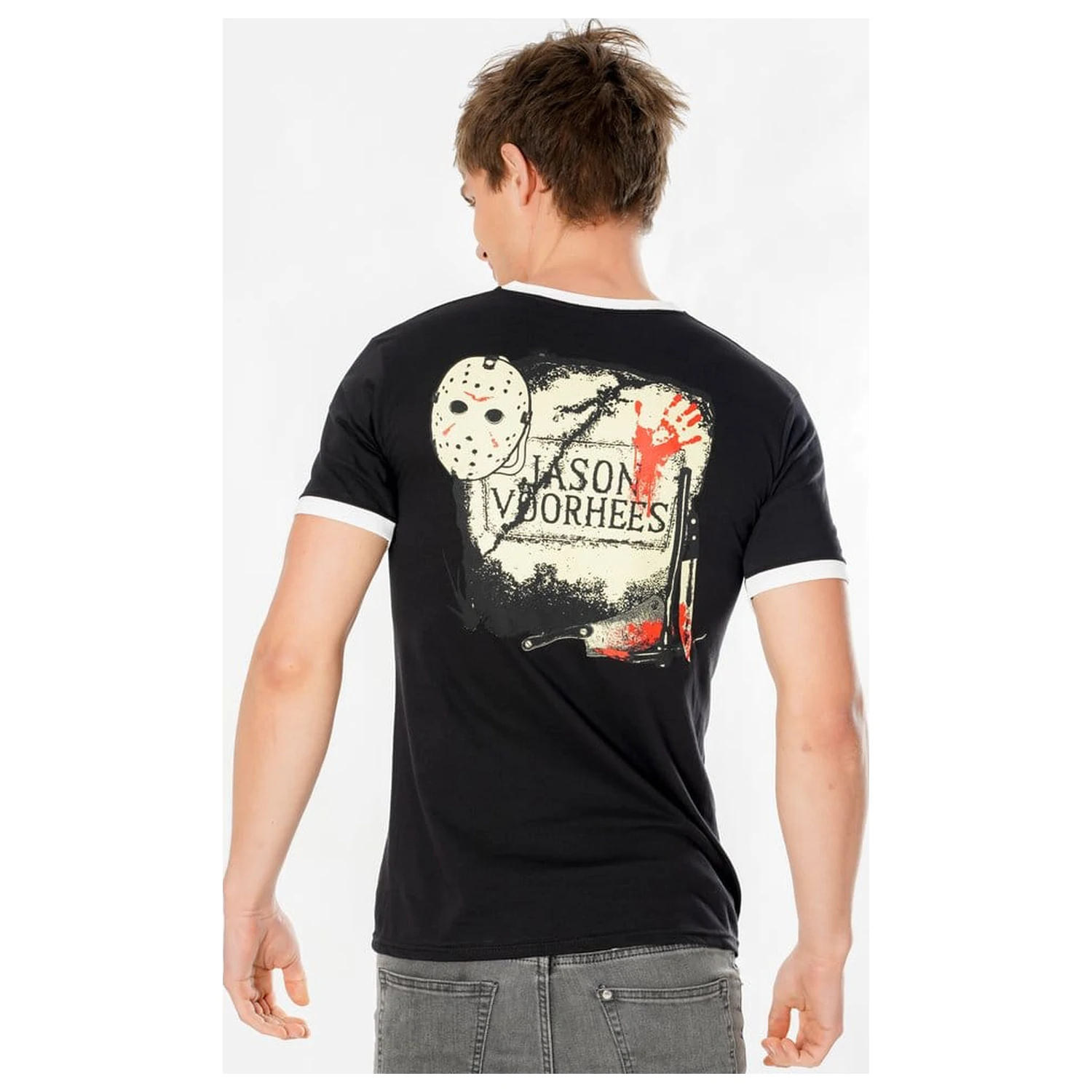 Friday the 13th T-Shirt Life Ring Mask Reverse Produktfoto