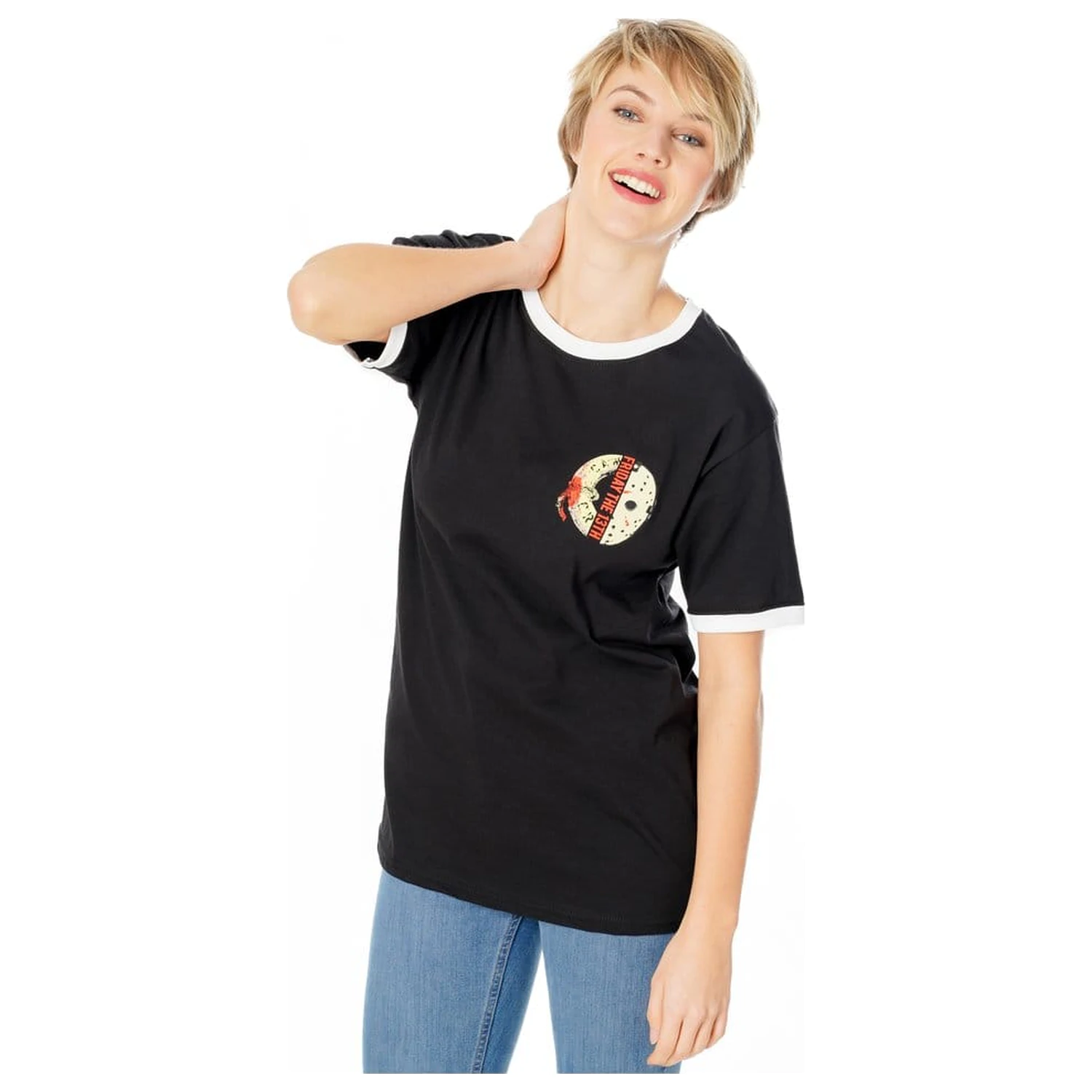 Friday the 13th T-Shirt Life Ring Mask Reverse Produktfoto